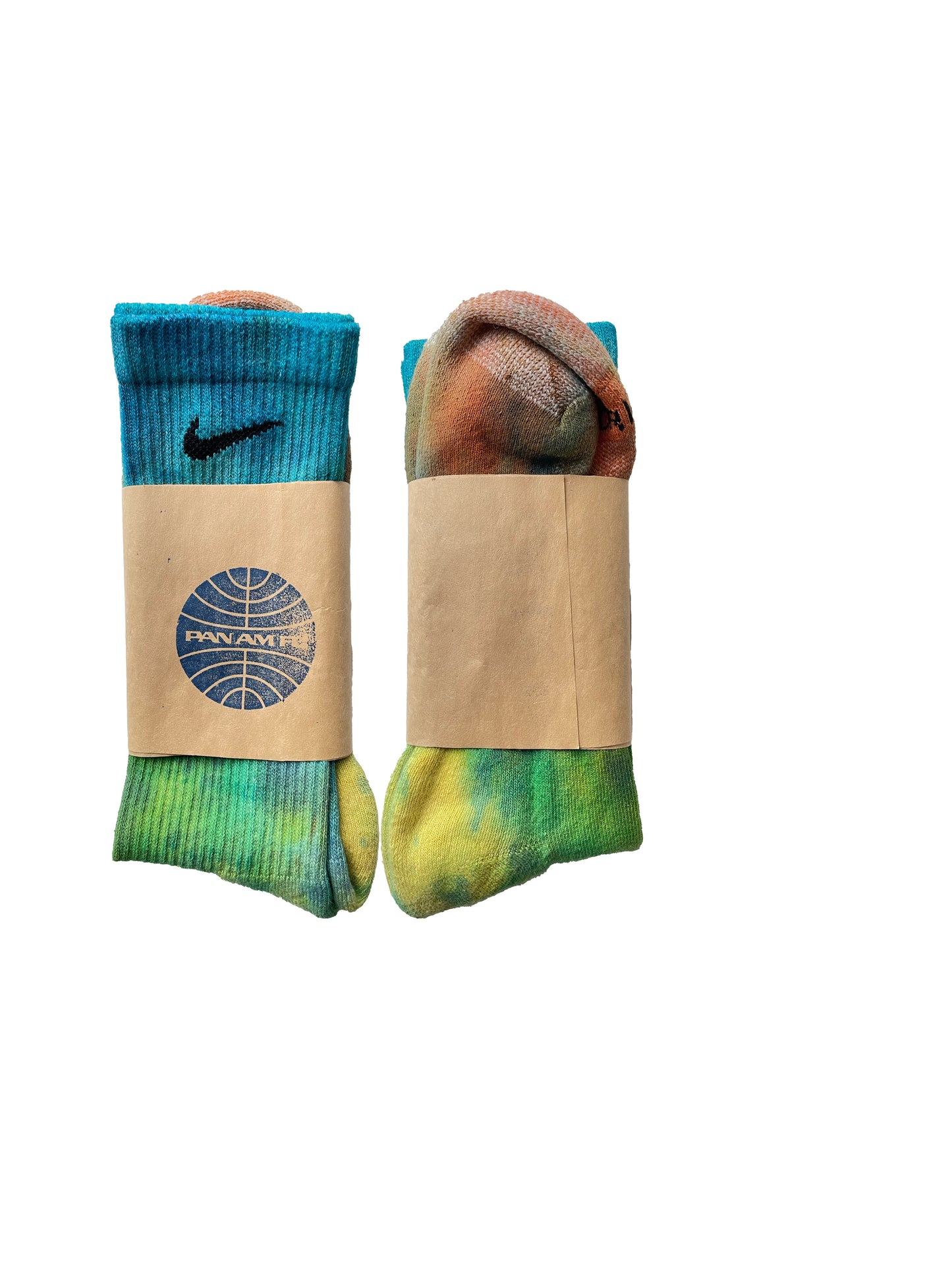 Hand Dyed NIKE DRI-FIT Socks (large)