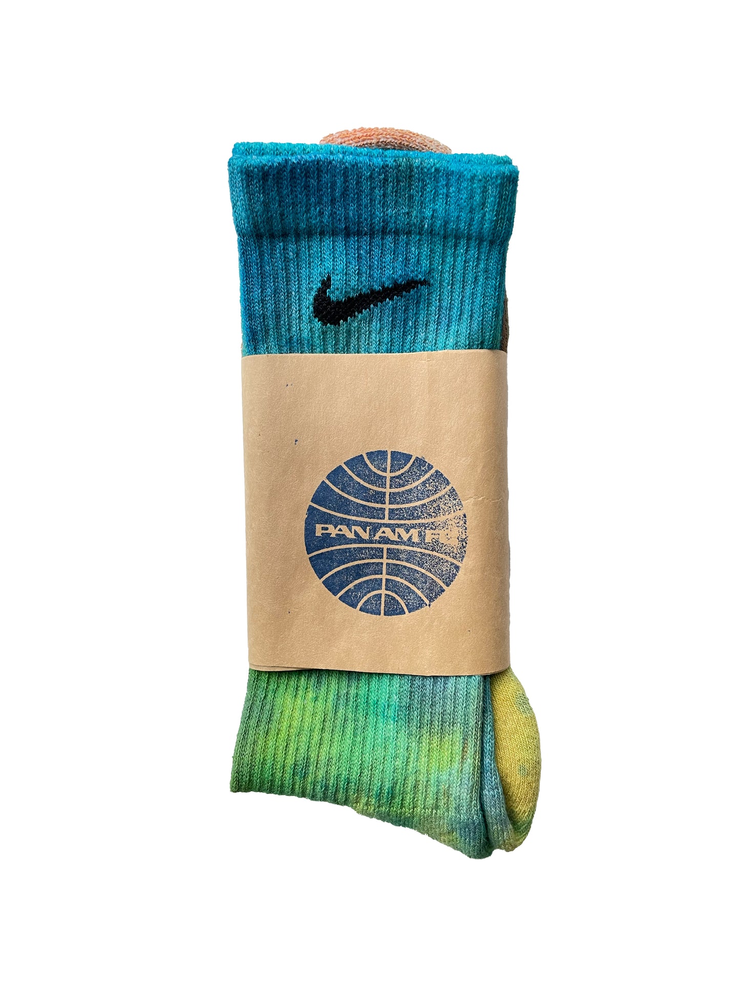Hand Dyed NIKE DRI-FIT Socks (large)