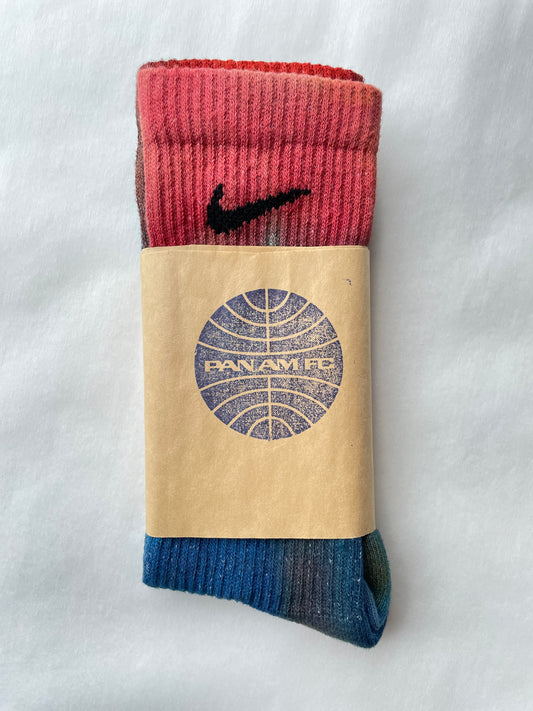 Hand Dyed NIKE DRI-FIT Socks (small)