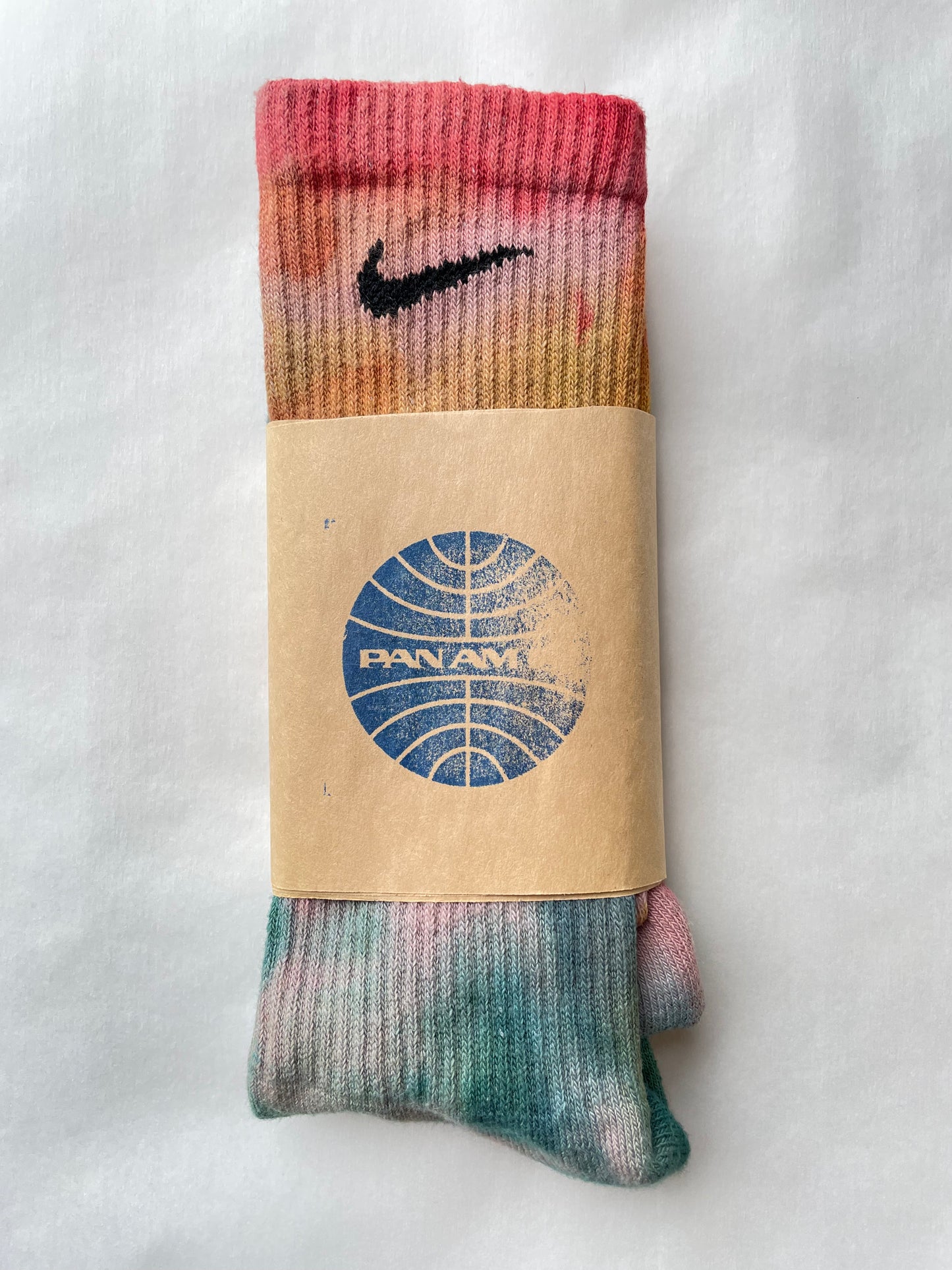 Hand Dyed NIKE DRI-FIT Socks (large)