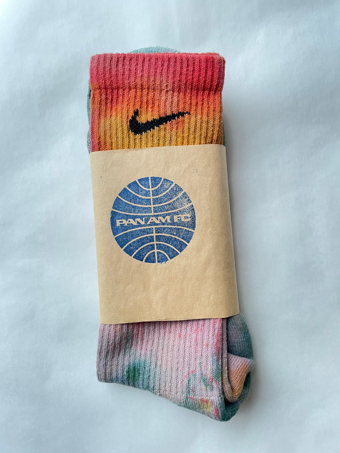 Hand Dyed NIKE DRI-FIT Socks (large)