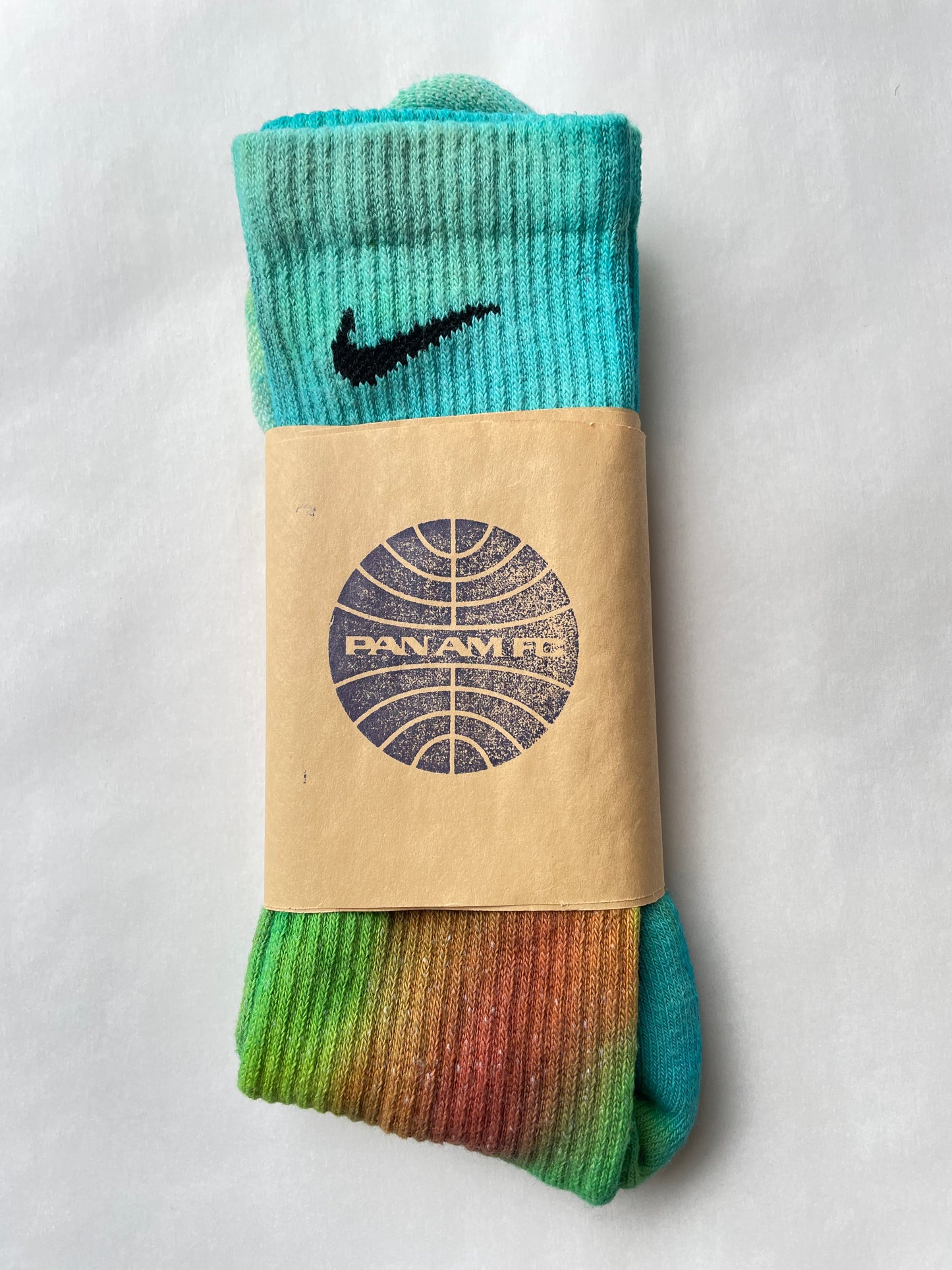 Hand Dyed NIKE DRI-FIT Socks (large)