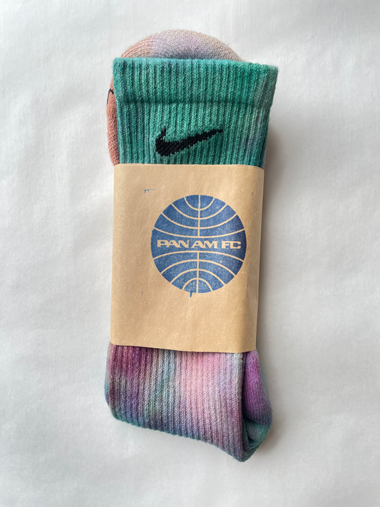 Hand Dyed NIKE DRI-FIT Socks (large)